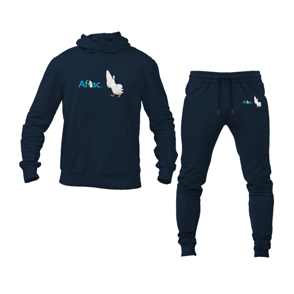 Men's Aflac Logo and Duck Hoodie Joggers Set