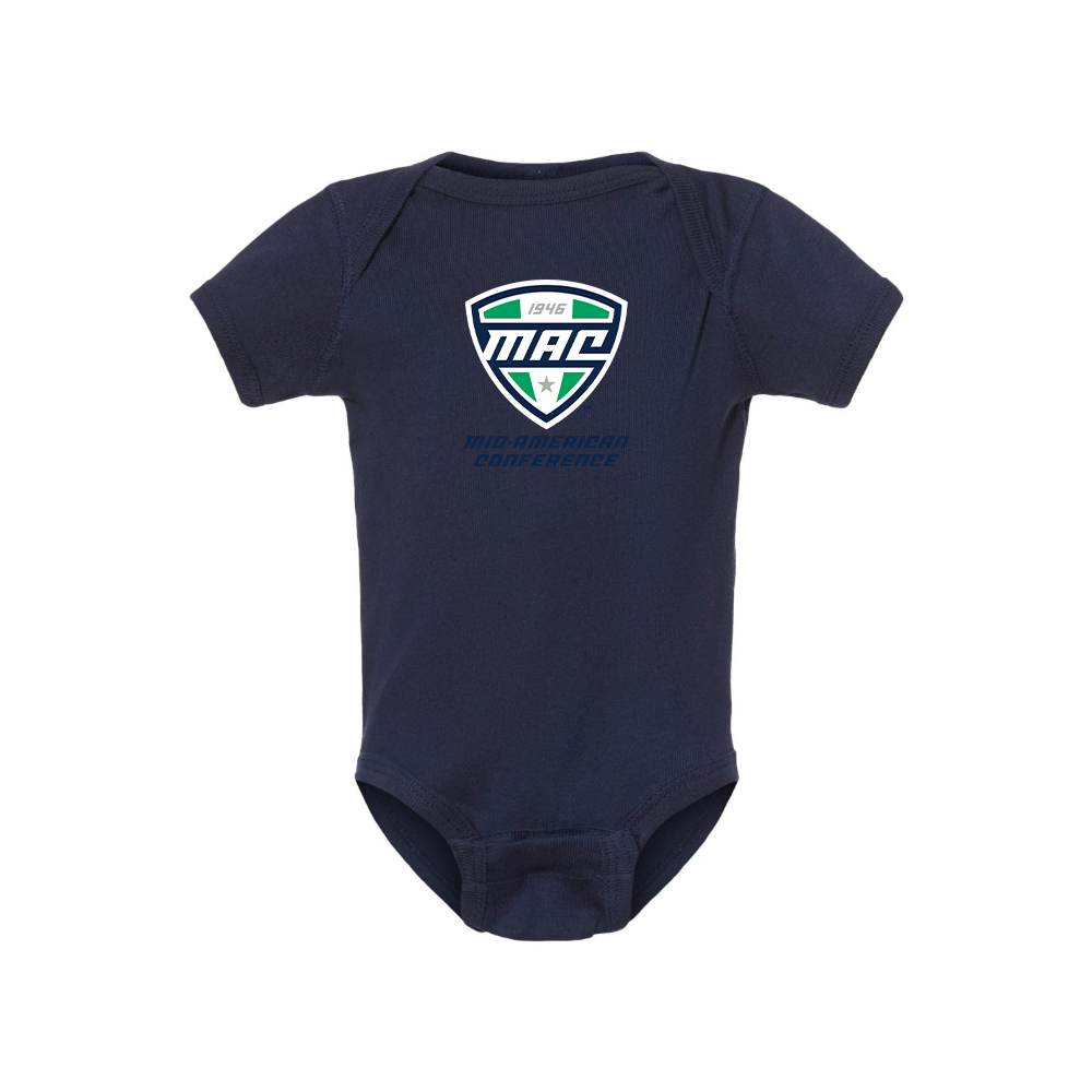 Mid American Conference Logo Baby Romper Onesie