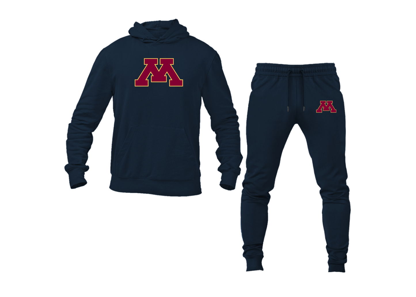 Men's Minnesota Golden Gophers Logo Hoodie Joggers Set