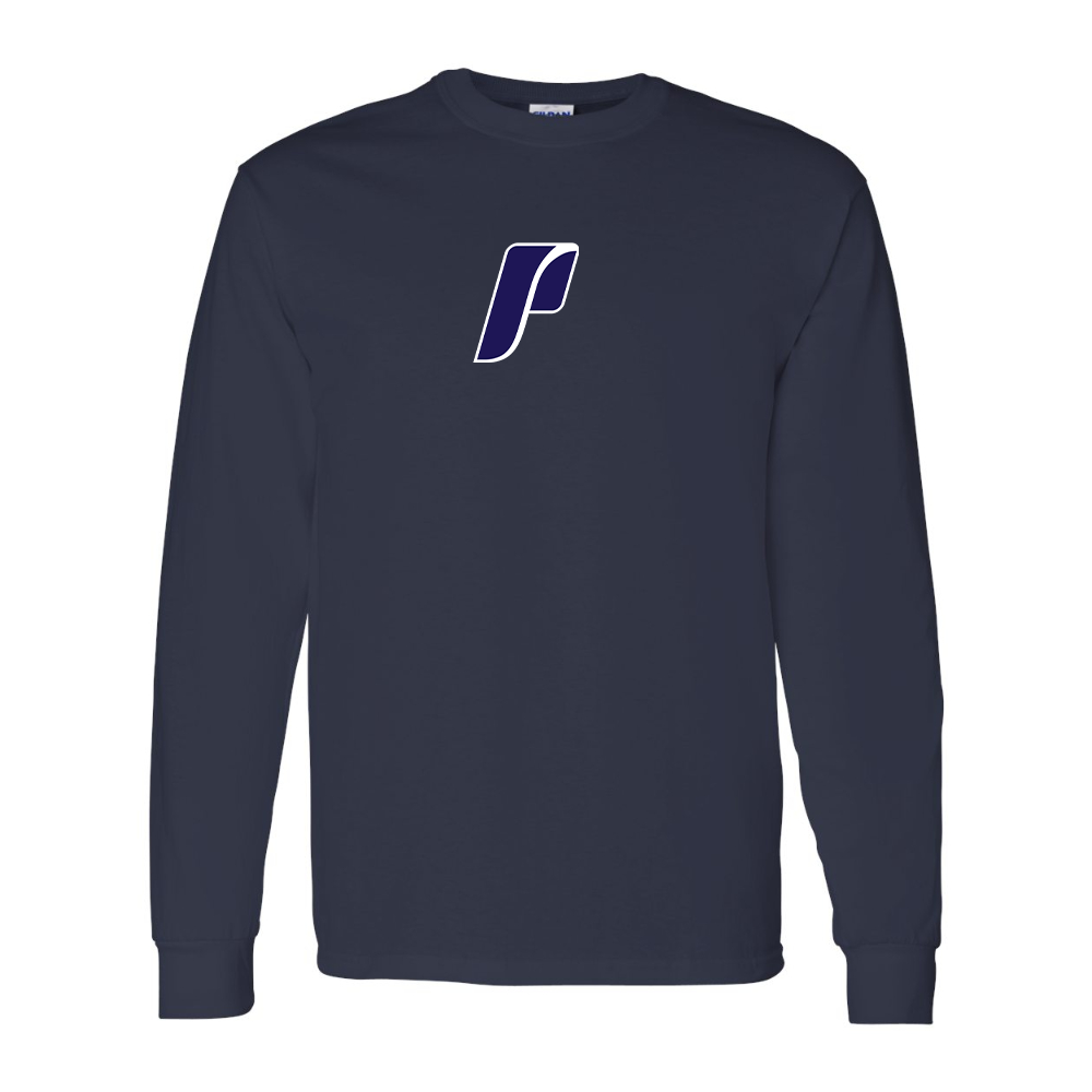 Men's Portland Pilots Logo Gildan Heavy Cotton Long Sleeve T-Shirt