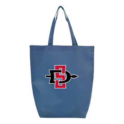 San Diego State Aztecs Logo Q-Tees Non-Woven Gusset Bottom Tote