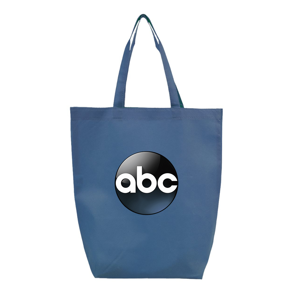 Abc Logo Q-Tees Non-Woven Gusset Bottom Tote
