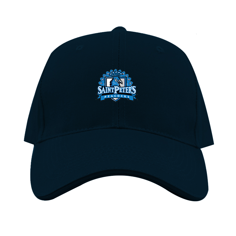 Saint Peters Peacocks Logo Dad Baseball Cap Hat