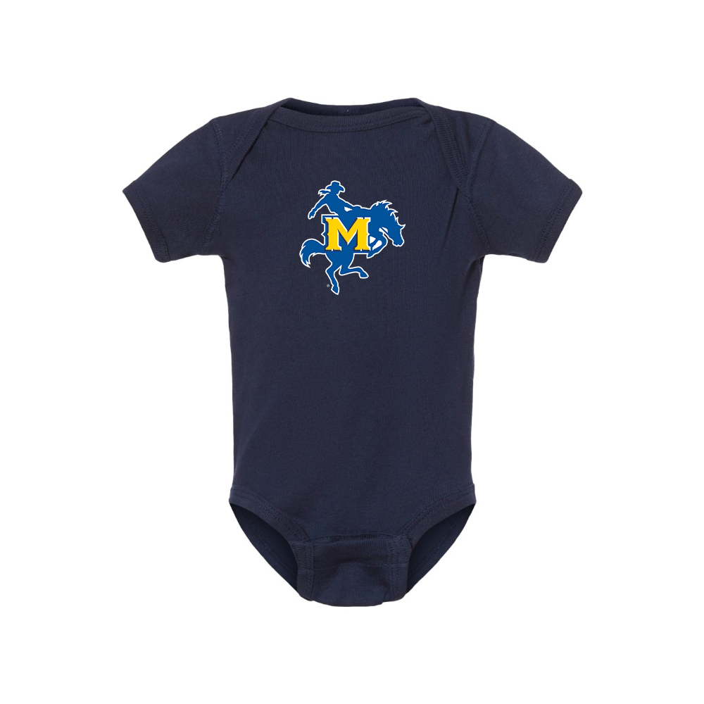 McNeese State Cowboys Logo Baby Romper Onesie