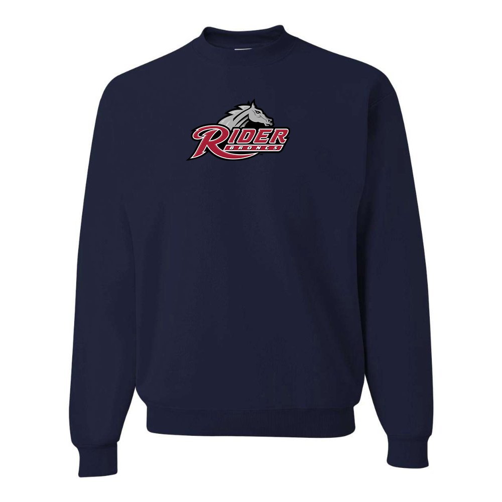 Men's Rider Broncs Logo  JERZEES NuBlend Crewneck Sweatshirt