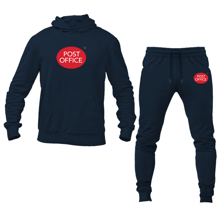 Men's Post Office Logo Hoodie Joggers Set