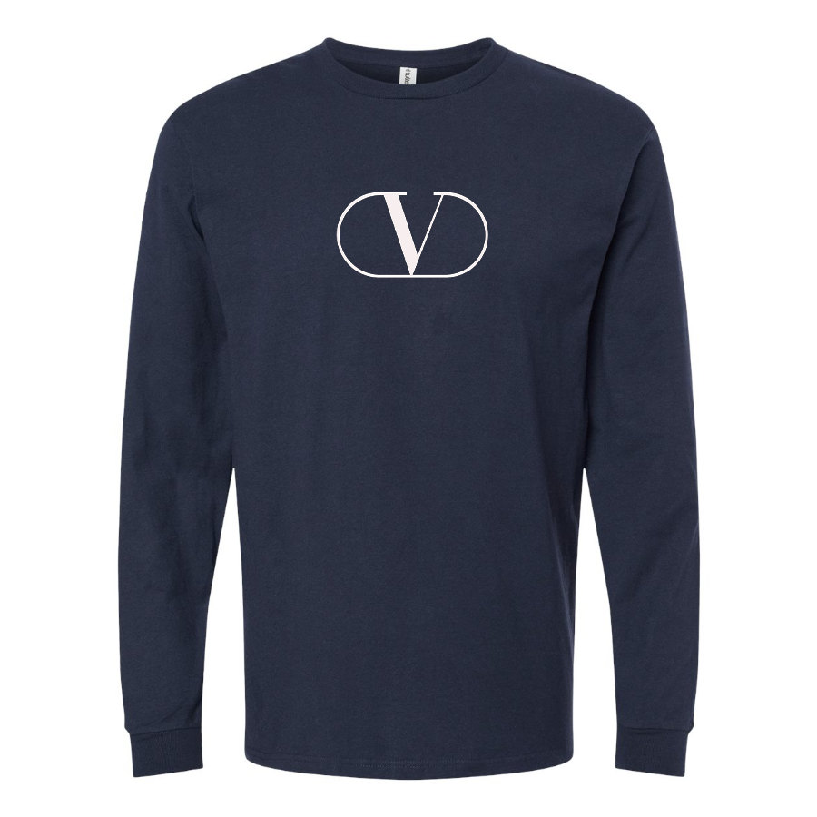 Youth Valentino Symbol Cotton Long Sleeve T-Shirt