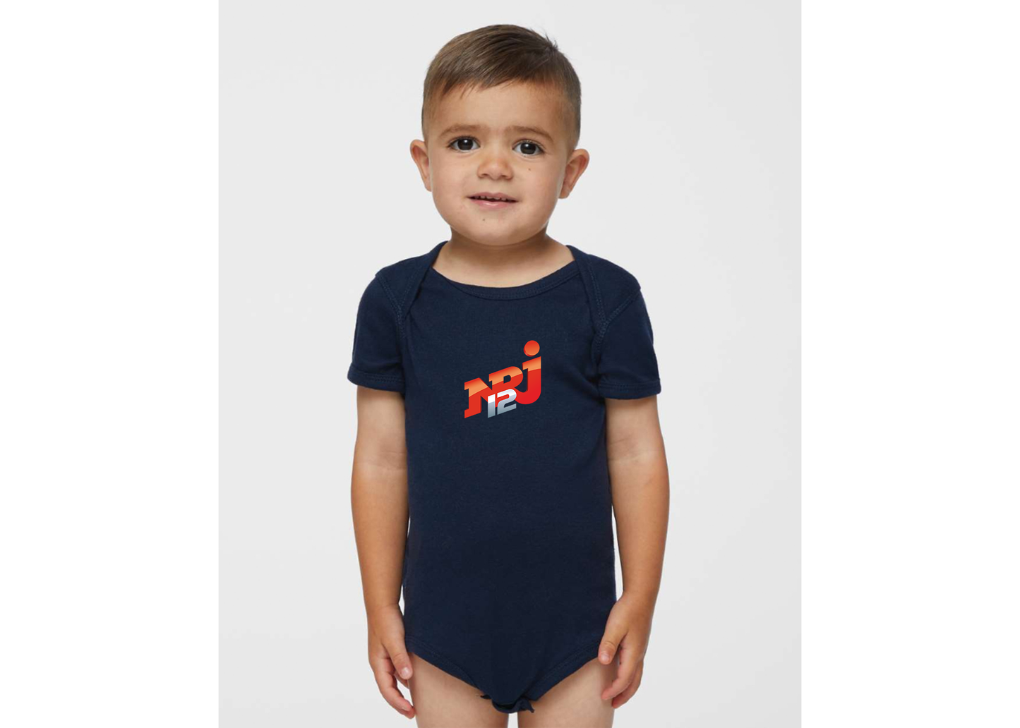 NRJ 12 Logo Rabbit Skins Infant Baby Rib Bodysuit