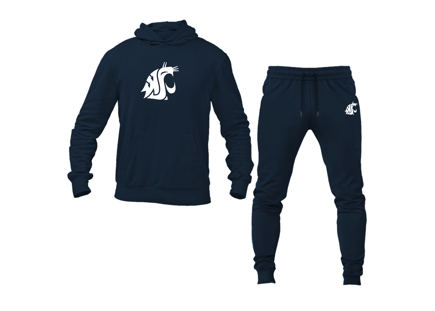 Men's Washington State Cougars Hoodie Joggers Set