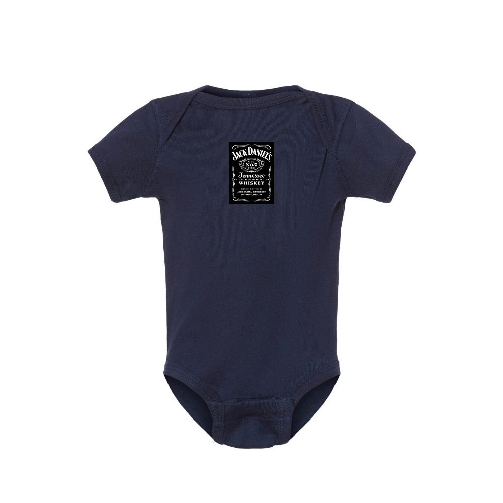 Jack Daniels Logo Baby Romper Onesie