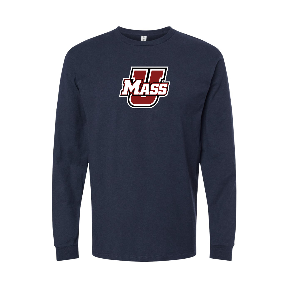 Men's Massachusetts Minutemen Logo Long Sleeve T-Shirt
