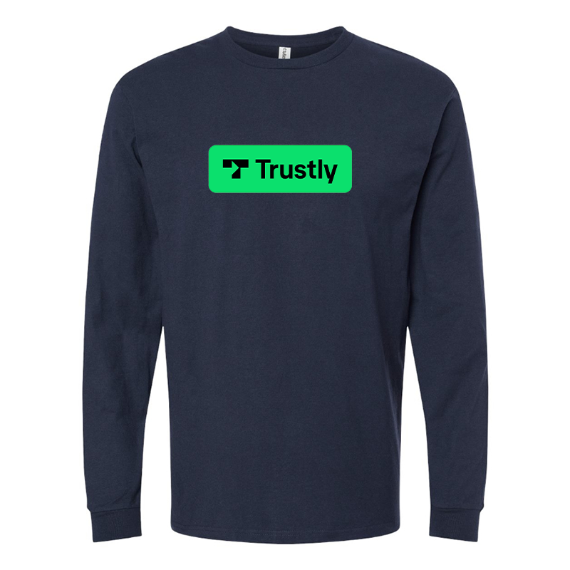 Men's Trustly Horizontal Logo Long Sleeve T-Shirt