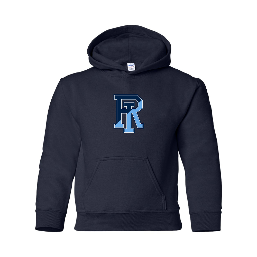 Youth Rhode Island Rams Logo Gildan Heavy Blend  Hooded Sweatshirt