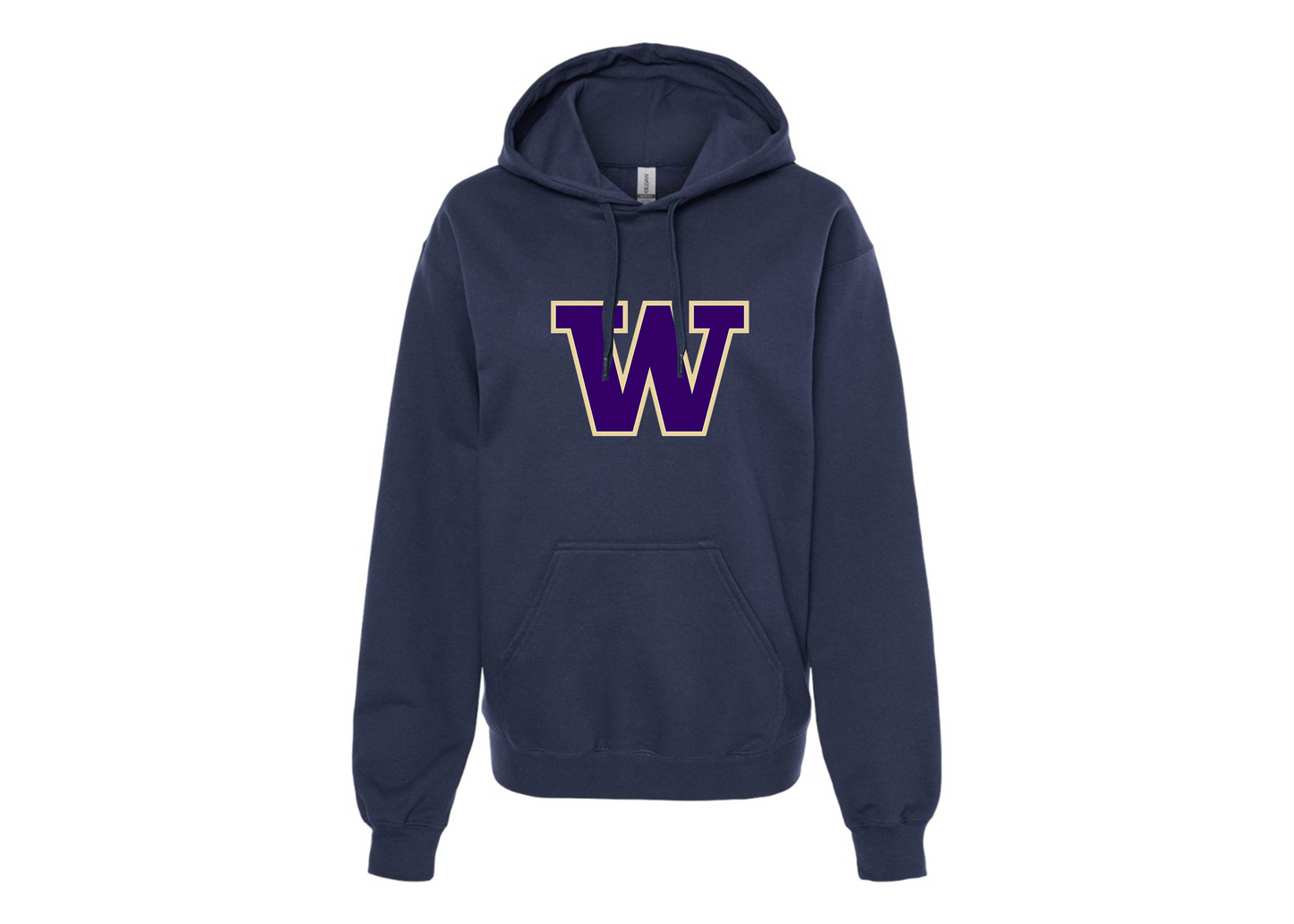 Men's Washington Huskies Softstyle Midweight Hooded Sweatshirt