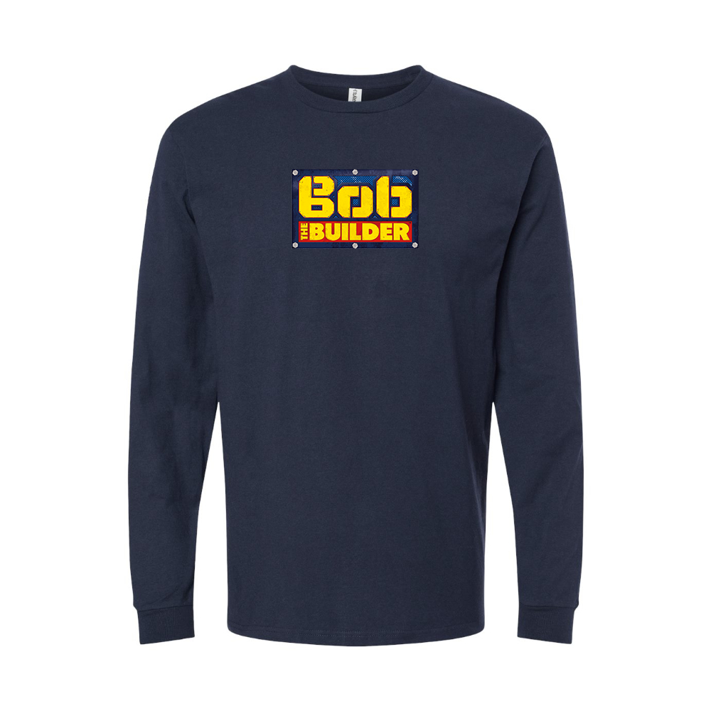 Youth Bob the Builder Logo Cotton Long Sleeve T-Shirt
