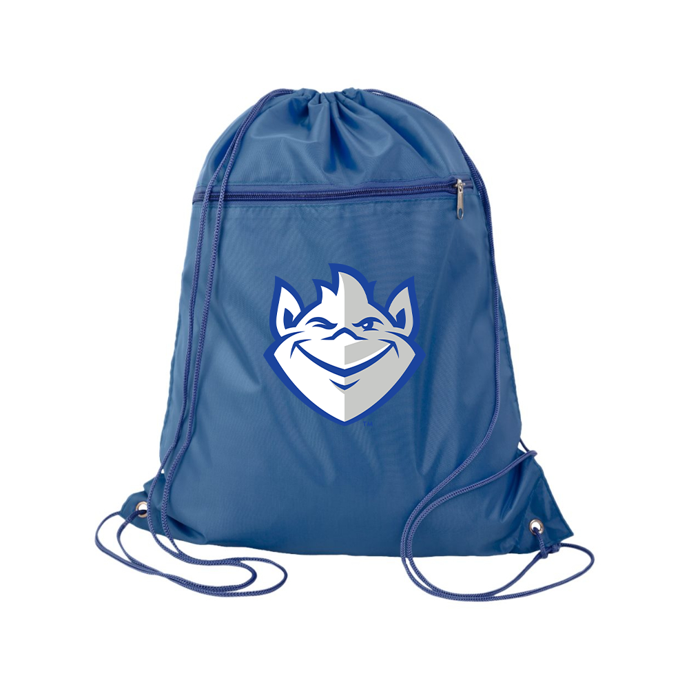 Saint Louis Billikens Logo Q-Tees - Polyester Cinchpack