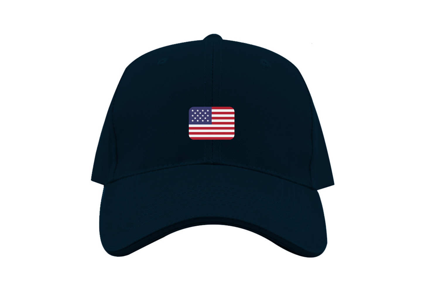 American-Flag-Emoji Dad Baseball Cap Hat