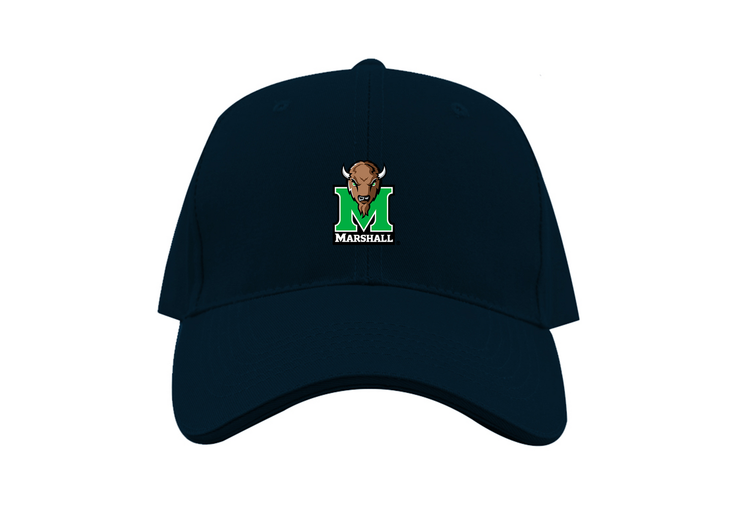 Marshall Thundering Herd Logo Dad Baseball Cap Hat