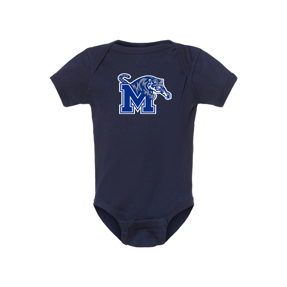 Memphis Tigers Logo Baby Romper Onesie