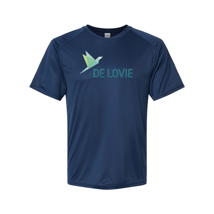 Men's De Lovie Logo Polyester T-Shirt