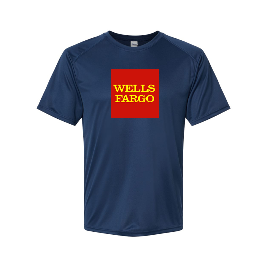 Men's Wells Fargo Logo Polyester T-Shirt