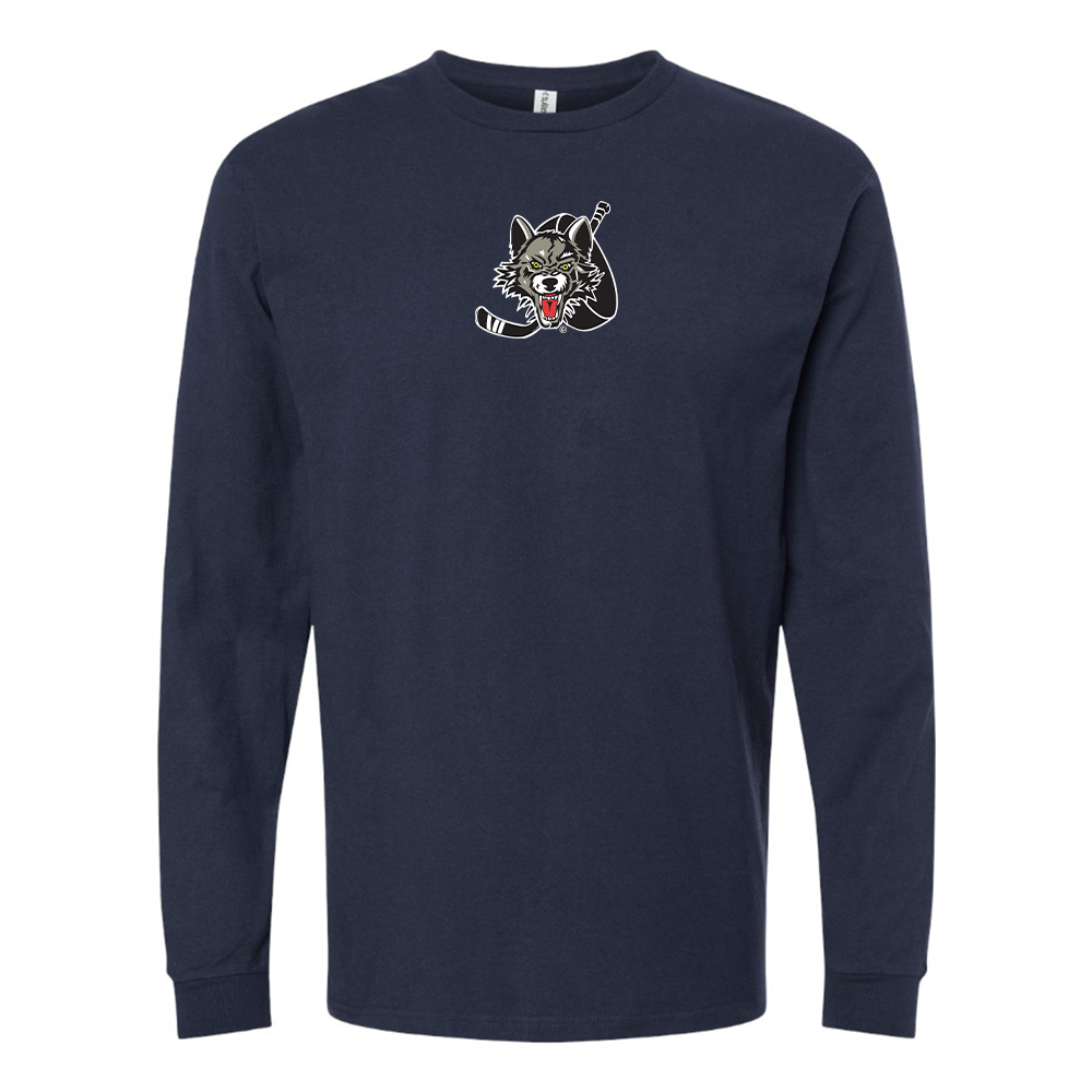 Men's Chicago Wolves Logo Long Sleeve T-Shirt