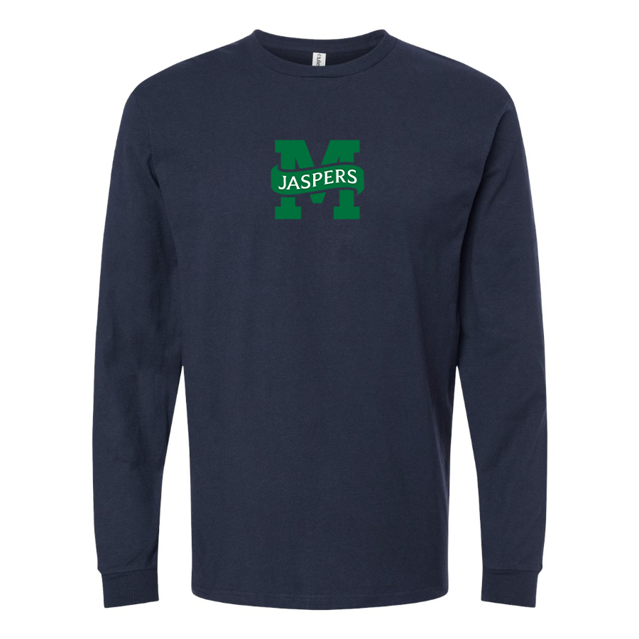 Men's Manhattan Jaspers Logo Long Sleeve T-Shirt