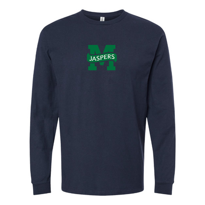 Men's Manhattan Jaspers Logo Long Sleeve T-Shirt