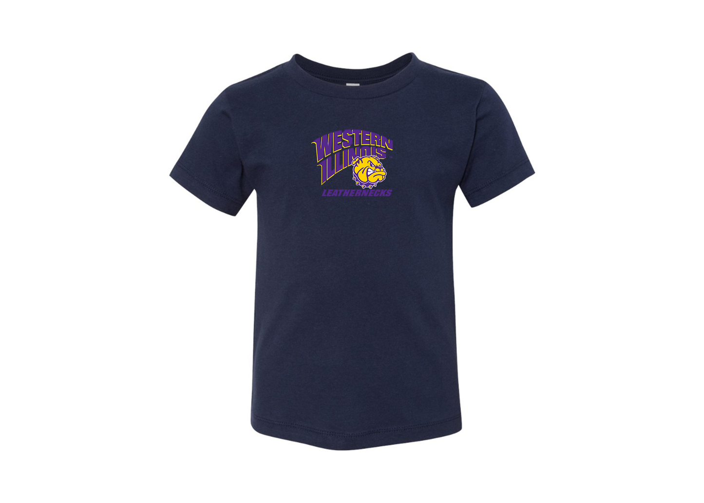 Western Illinois Leathernecks BELLA  CANVAS Toddler Jersey Tee