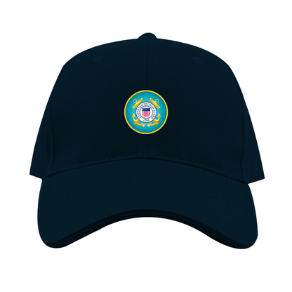 Coast Guard Logo Dad Baseball Cap Hat