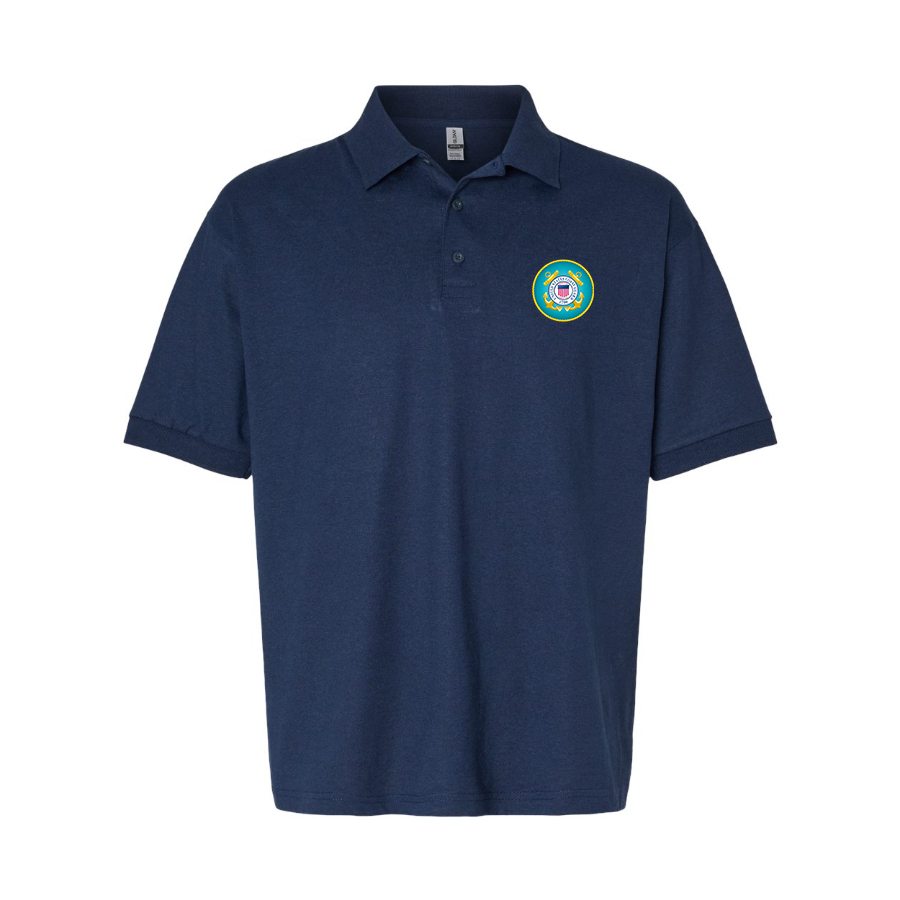 Men's Coast Guard Logo Dry Blend Polo