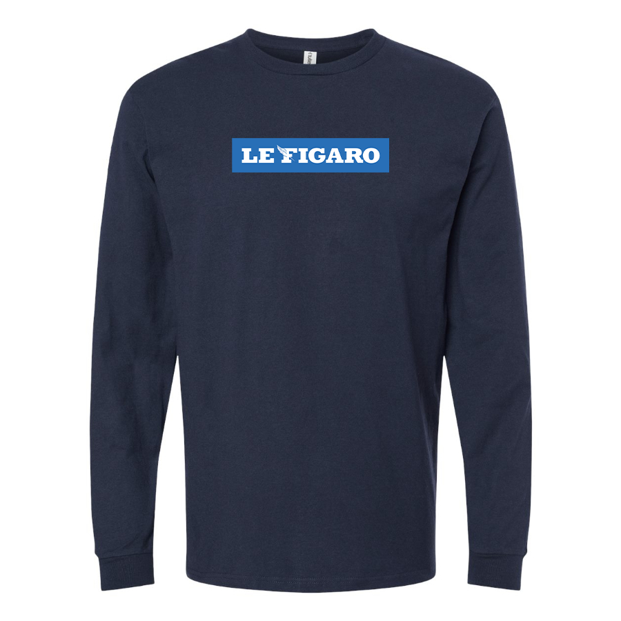 Men's Le Figaro Logo Long Sleeve T-Shirt