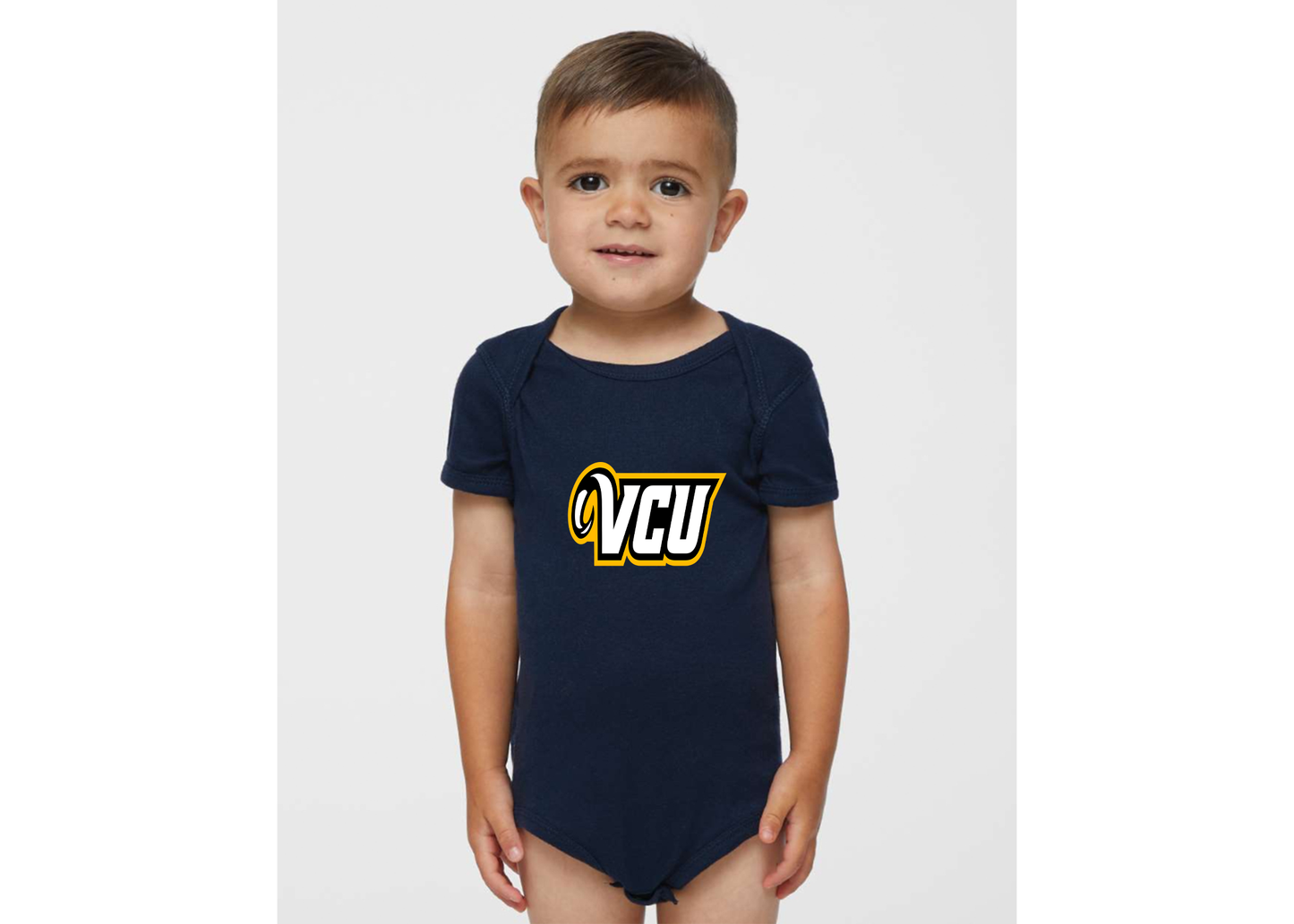 Virginia Commonwealth Rams Rabbit Skins Infant Baby Rib Bodysuit