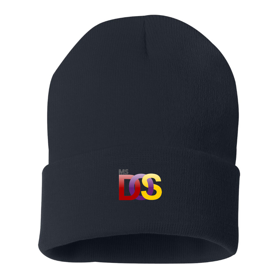 MS DOS Logo Beanie Hat
