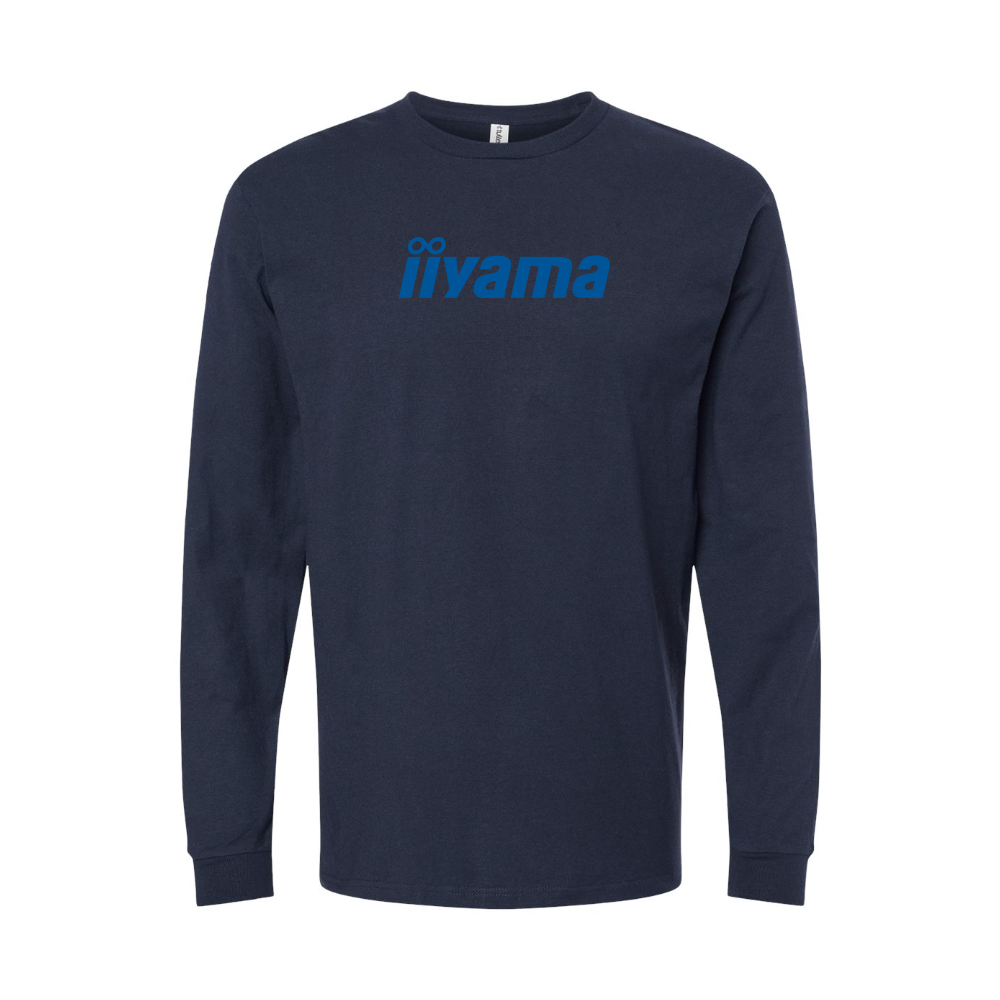 Youth Iiyama Logo Cotton Long Sleeve T-Shirt