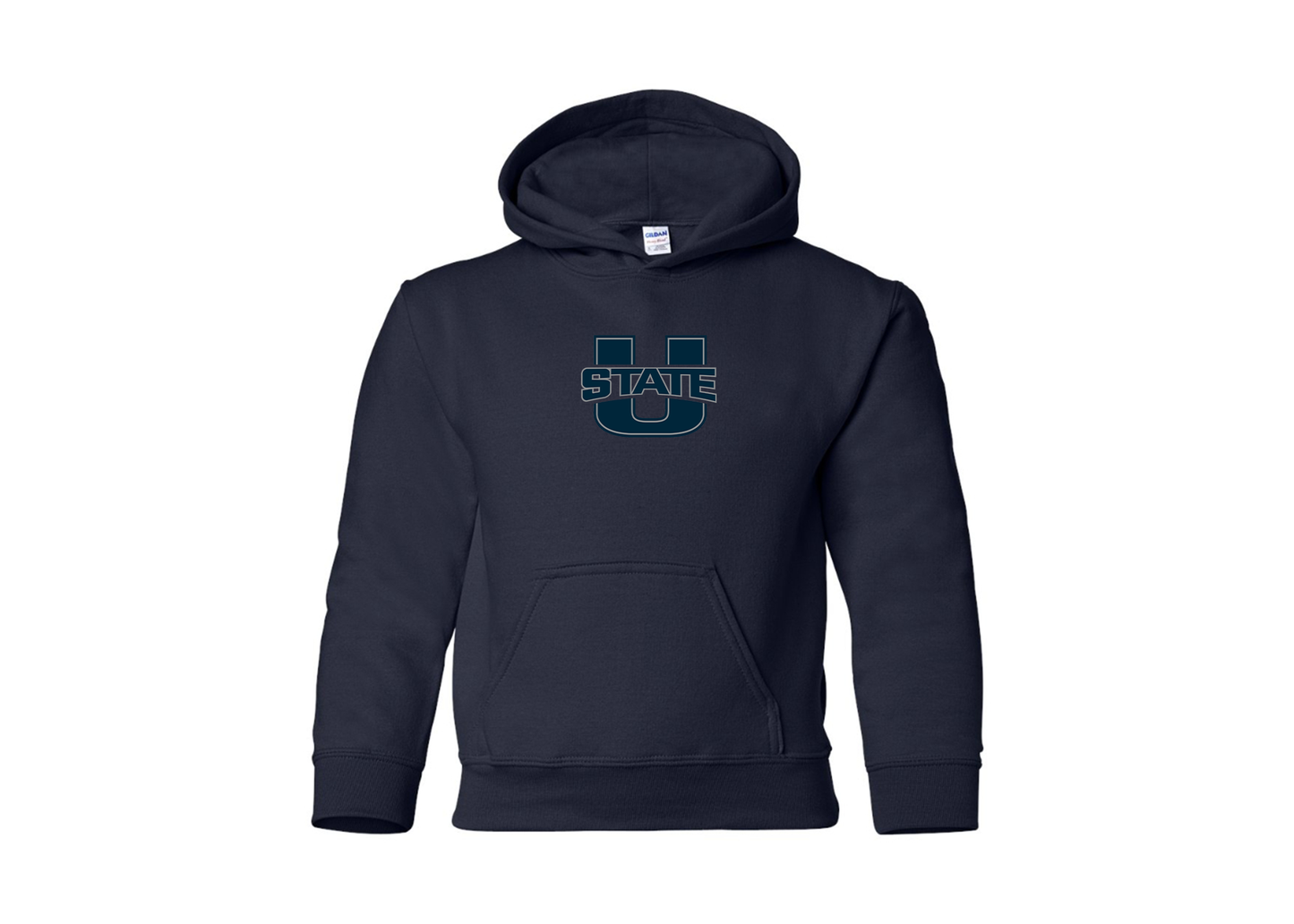 Youth Utah State Aggies Gildan Heavy Blend  Hooded Sweatshirt