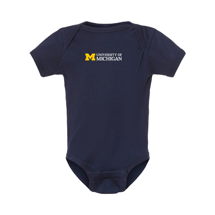 University of Michigan Logo Baby Romper Onesie