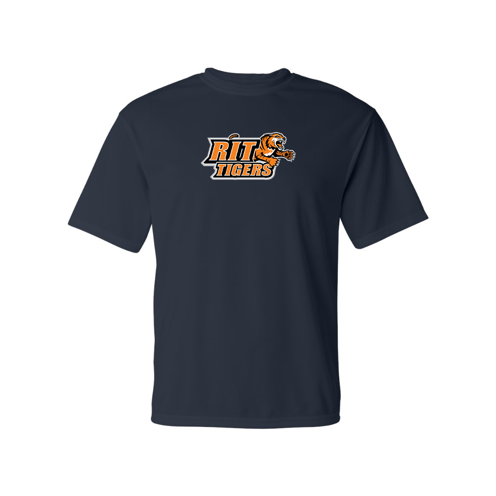 Men's RIT Tigers Logo Polyester T-Shirt