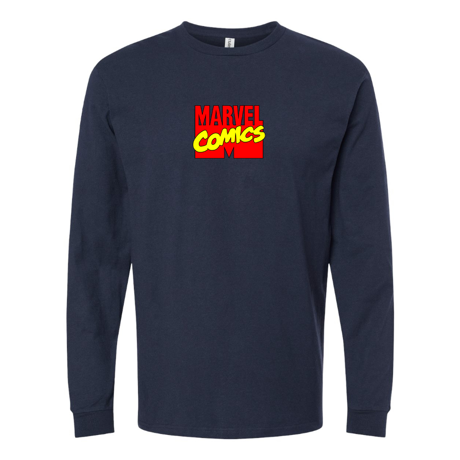 Men's Marvel Comics Logo Long Sleeve T-Shirt