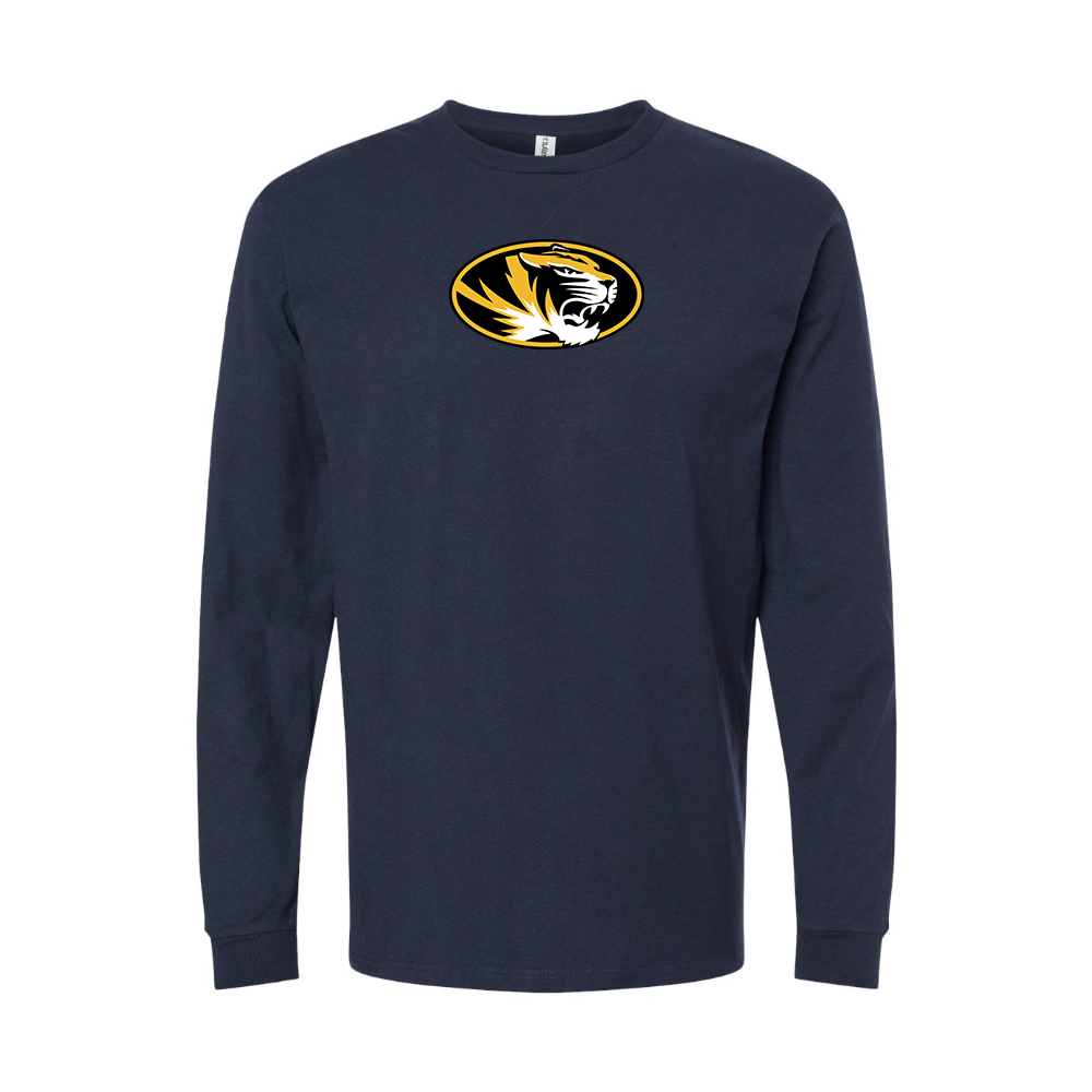 Youth Missouri Tigers Logo Cotton Long Sleeve T-Shirt