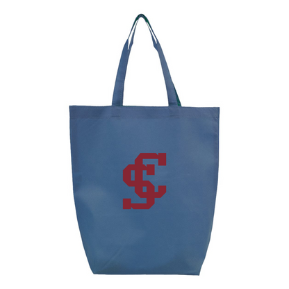Santa Clara Broncos Logo Q-Tees Non-Woven Gusset Bottom Tote