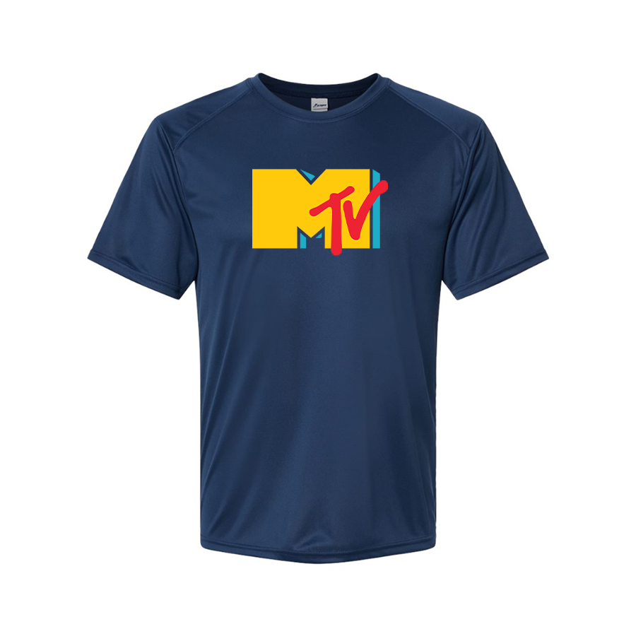 Men's MTV Logo Polyester T-Shirt