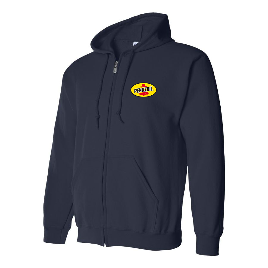 Men's Pennzoil Logo Zipper Hoodie
