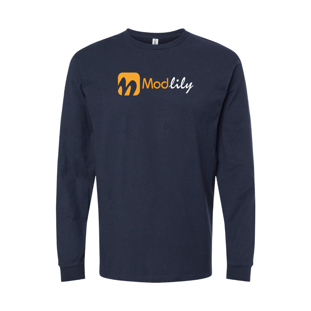 Youth Modlily Logo Cotton Long Sleeve T-Shirt