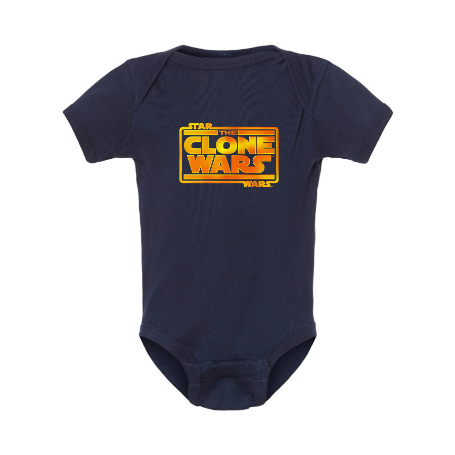 The Clone wars Logo Baby Romper Onesie