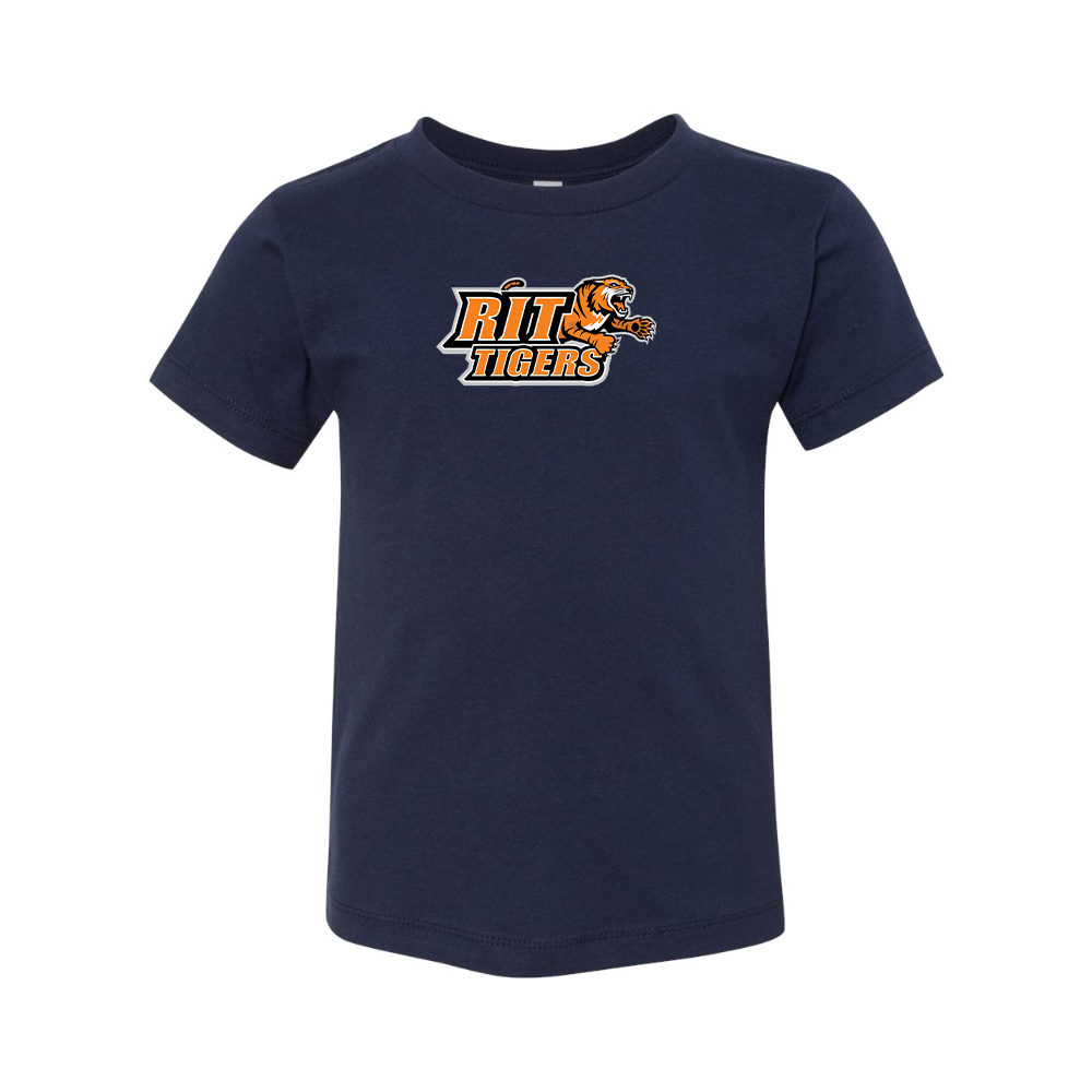 RIT Tigers Logo BELLA  CANVAS Toddler Jersey Tee