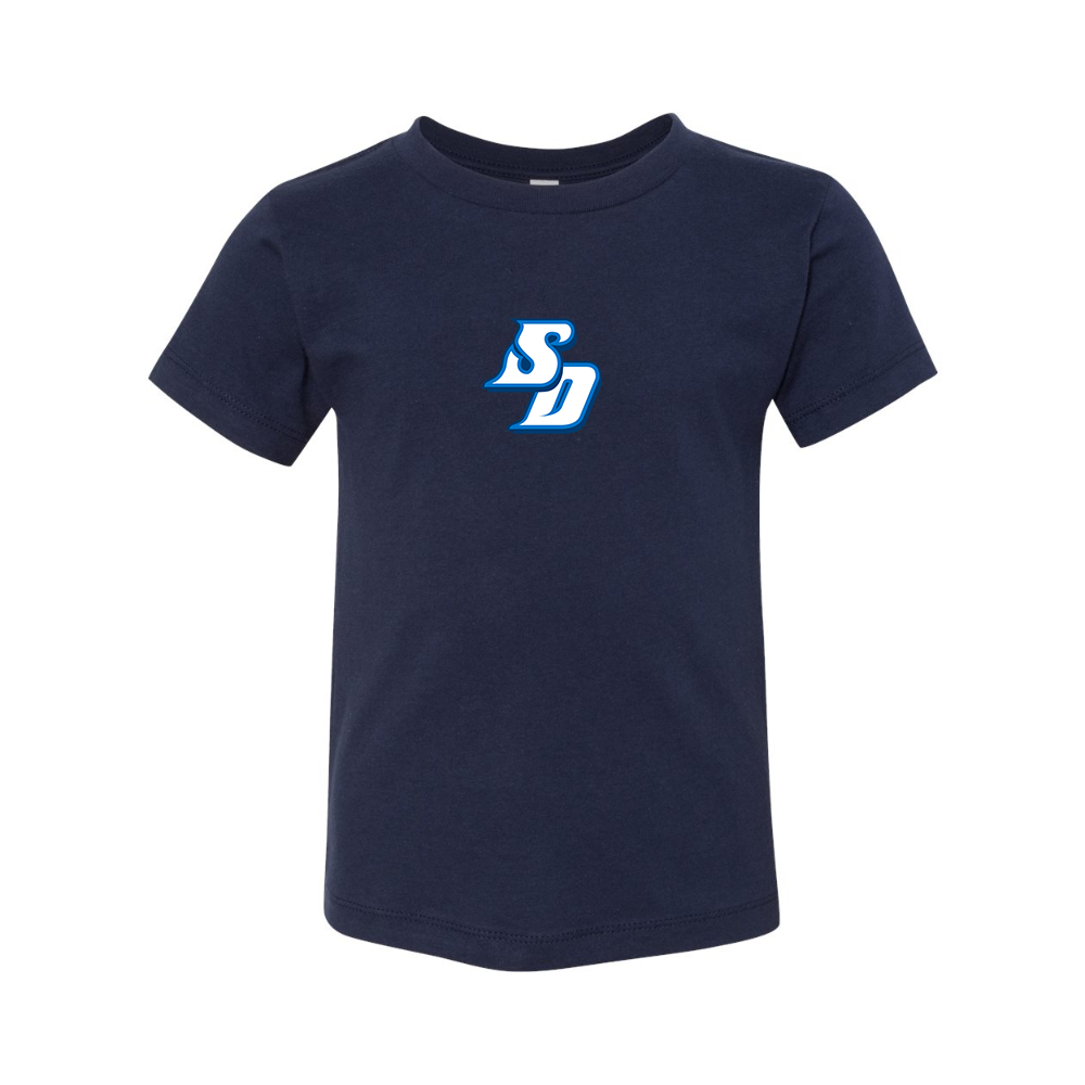 San Diego Toreros Logo BELLA  CANVAS Toddler Jersey Tee