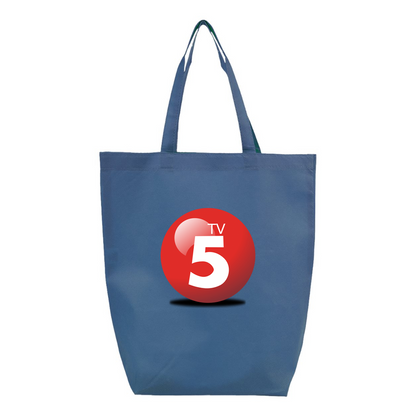 ABC TV5 Logo Q-Tees Non-Woven Gusset Bottom Tote