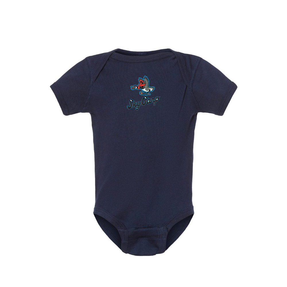 Beloit Sky Carp Logo Baby Romper Onesie
