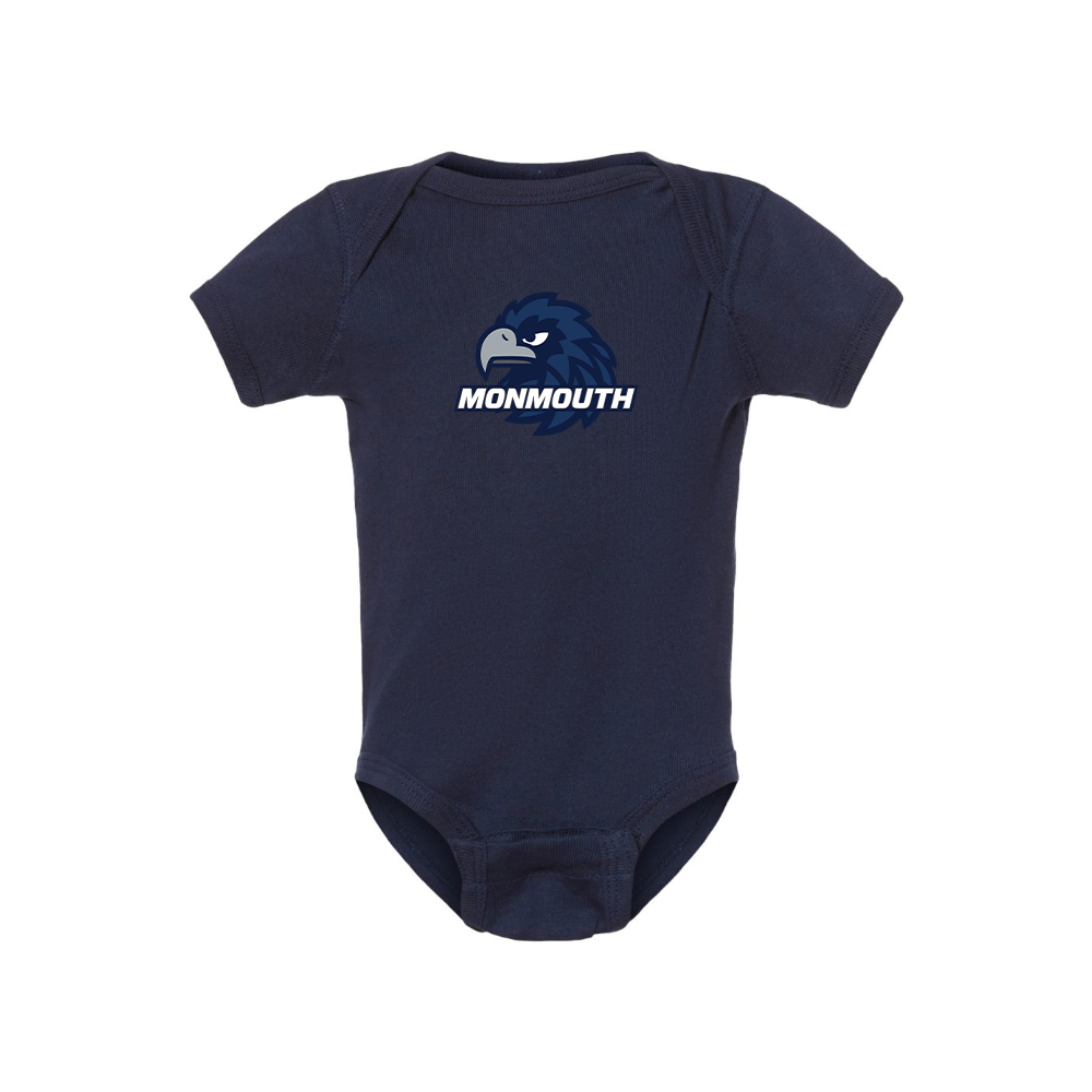 Monmouth Hawks Logo Baby Romper Onesie